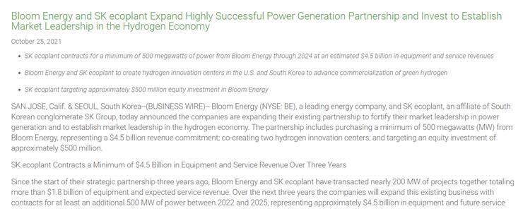 氫能概念股Bloom Energy與SK子公司簽訂45億美元大單，股價(jià)暴漲近30%.jpg