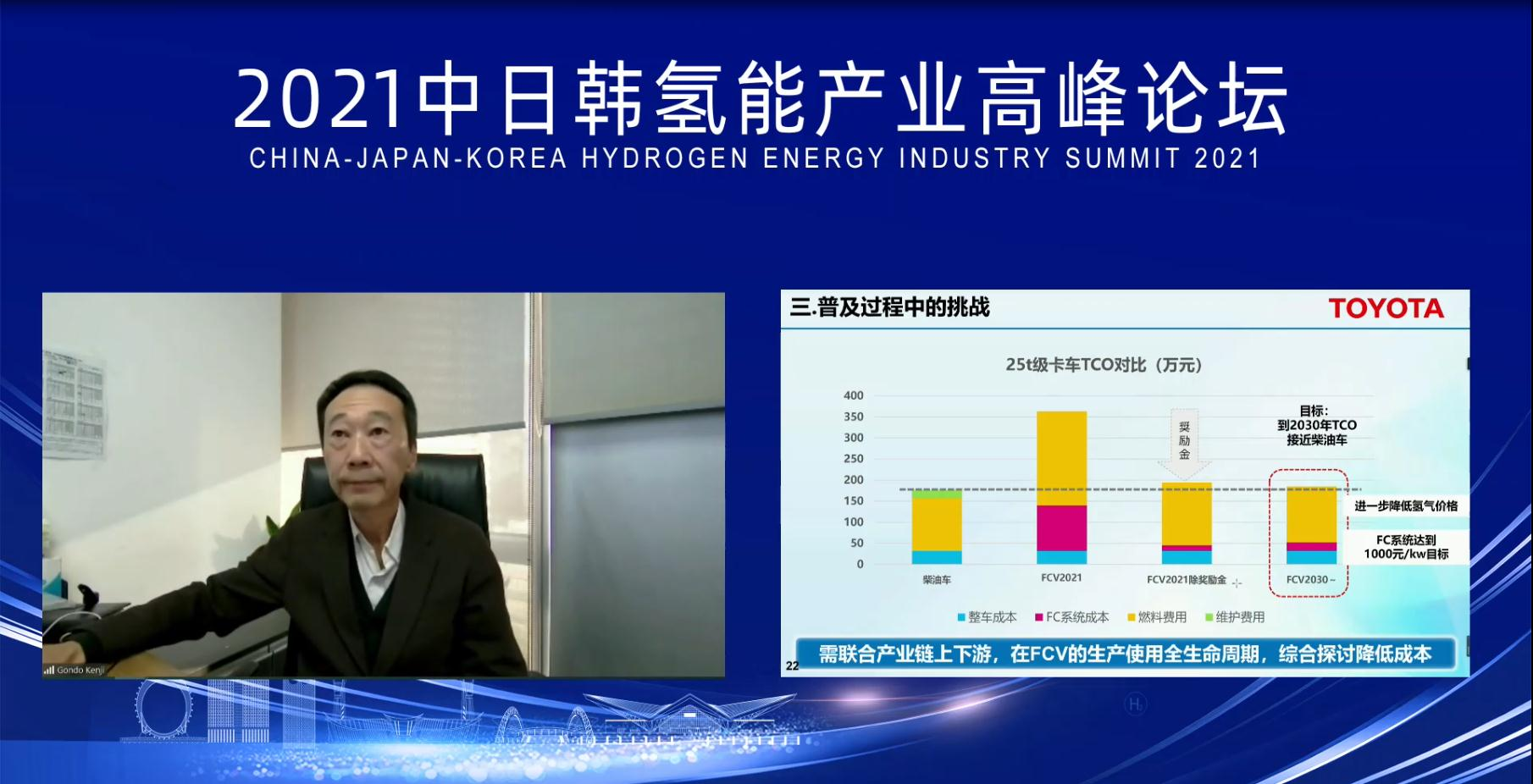 豐田權(quán)藤憲治：豐田在中國(guó)燃料電池技術(shù)普及上所作的努力和貢獻(xiàn)