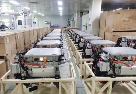 申能戰略投資鯤華，鯤華氫燃料發動機批量下線和發貨儀式舉行