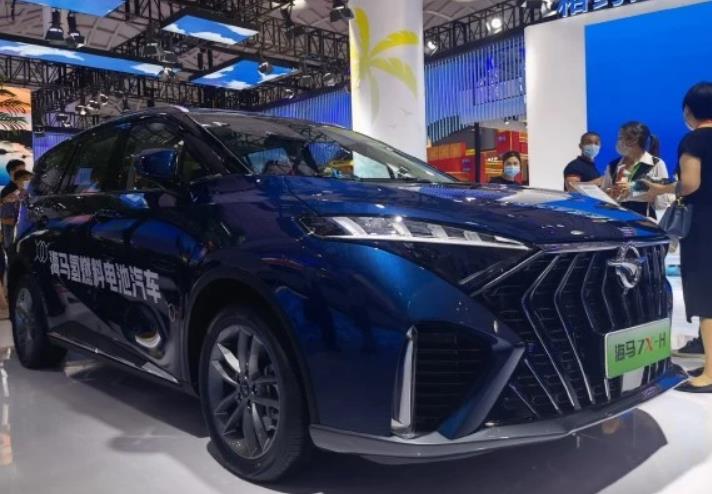 海馬7X-H實車現身，氫燃料電池MPV